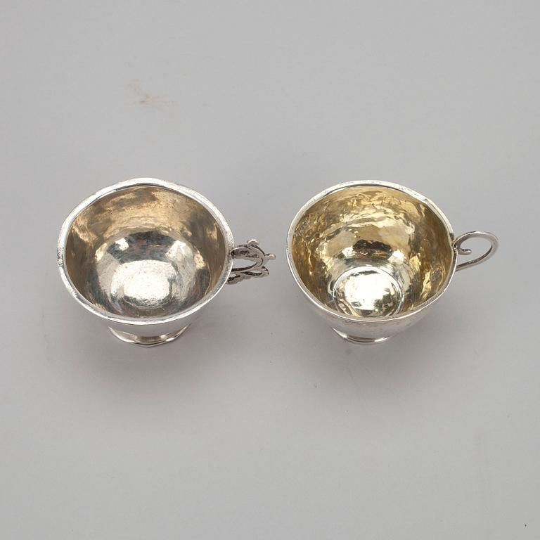 RYYPPYKUPPEJA, 2 kpl, Ruotsi 1788 ja 1802. Kok. paino 43 g.