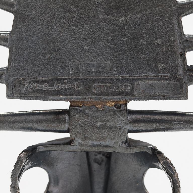 Jorma Laine, A silver necklace "Ox head". Turun Hopea, Turku.