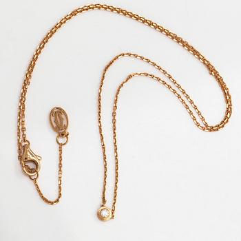 Cartier, kaulakoru, "d'Amour", 18K kultaa, briljanttihiottu timantti n. 0.04 ct.