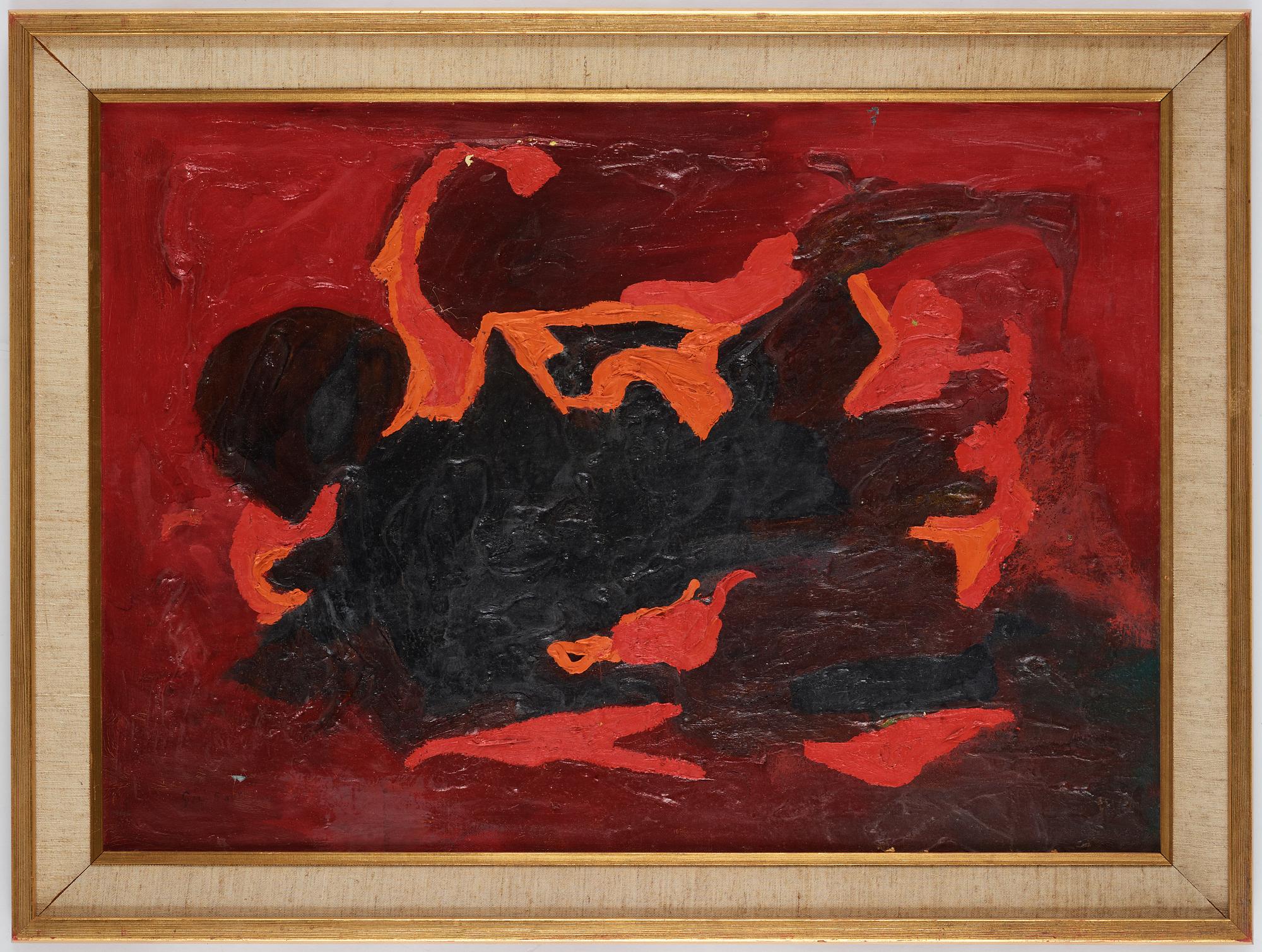 Siri Rathsman, oil on canvas, signed Siri Rathsman.