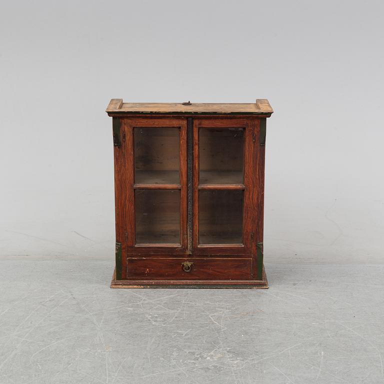 A Swedish hanging cabinet, mid or second half of the 19th century.