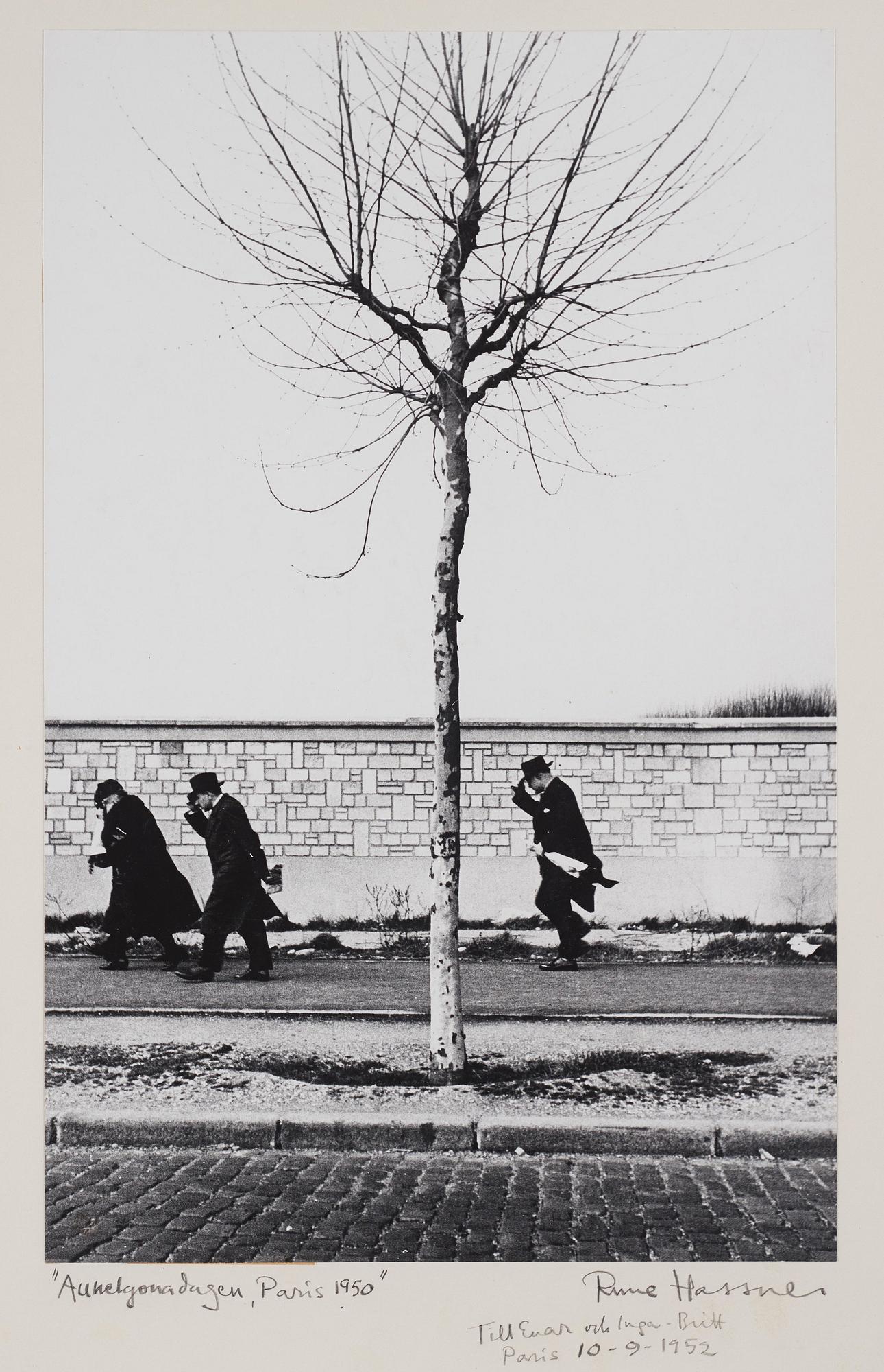 Rune Hassner, "Allhelgonadagen, Paris", 1950.