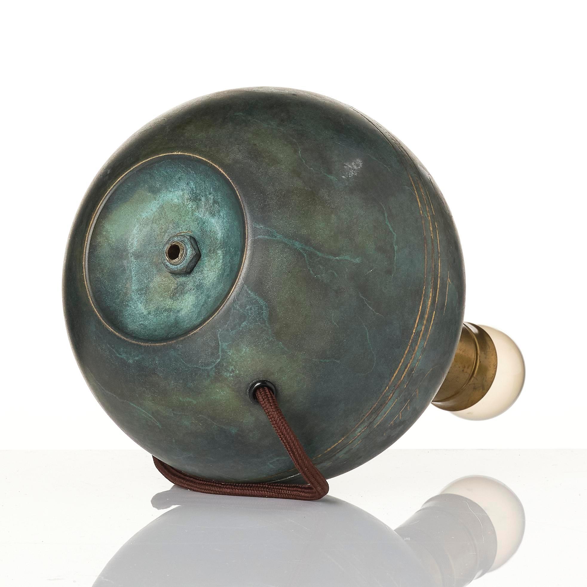 Erik Tidstrand, a table lamp model "28521", Nordiska Kompaniet, 1930s.