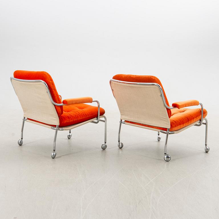 Fåtöljer, ett par, sent 1900-tal.