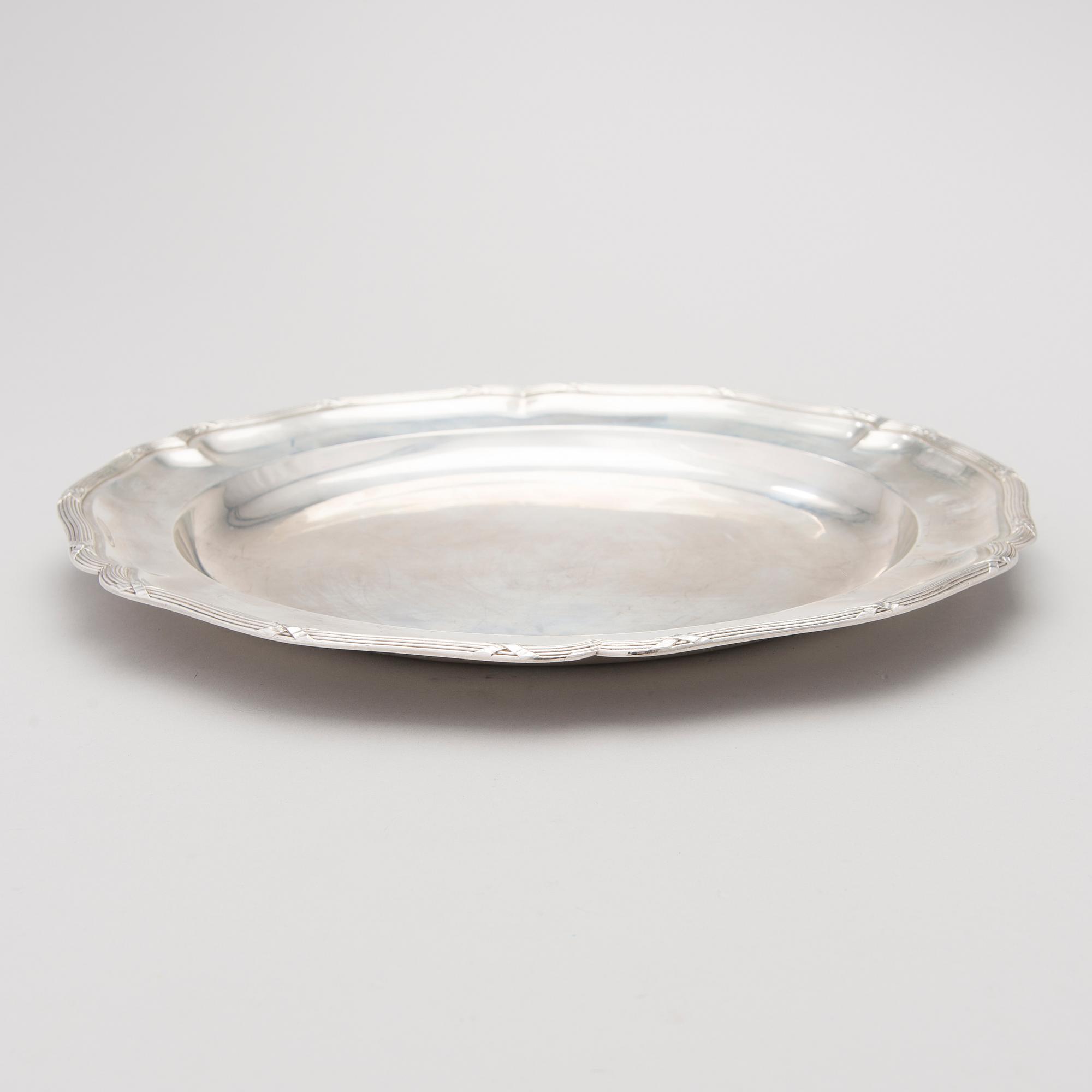 An Austria-Hungarian Silver Plate, 1872-1922.