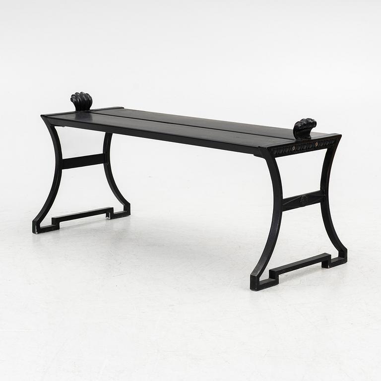Folke Bensow, a 'Sneckan' bench, Byarums Bruk, end of the 20th century.