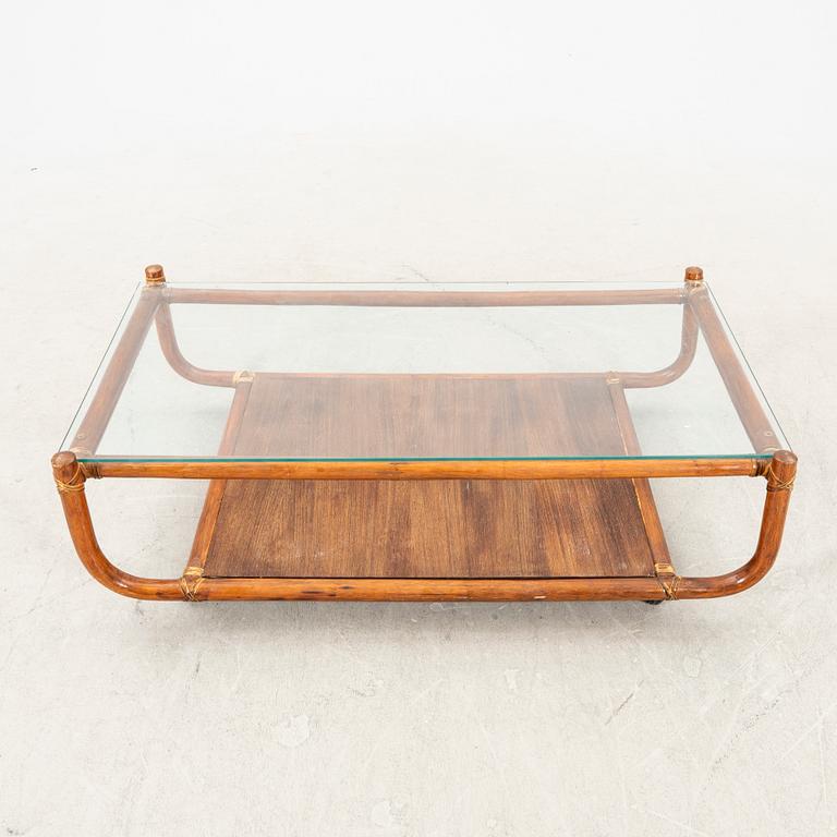 A rattan three pcs suit  second part of the 20th Century.