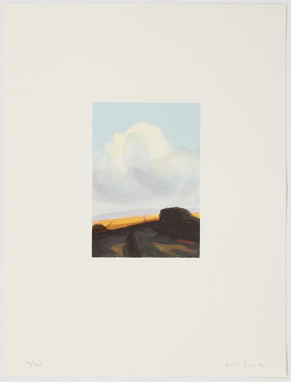 Peter Frie, lithograph in colours, 1996, signed 41/290.