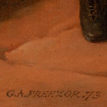 GEORGE AUGUSTUS FREEZOR, olja på duk, signerad och daterad -73.