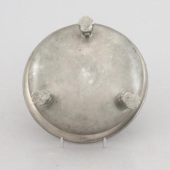Estrid Ericson & Anna Petrus, a pewter bowl for Svenskt Tenn, model no A470, Stockholm 1929.