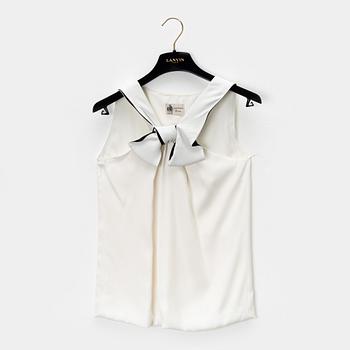 Lanvin, a bow top, size 36.