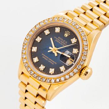 Rolex, Datejust, "Blue Diamond Vignette Dial".