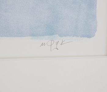 MADELEINE PYK, färglitografi, signerad och numrerad 100/300.