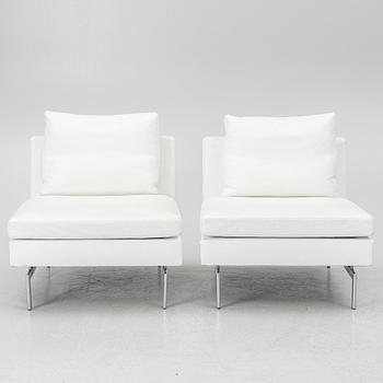 Armchairs, a pair, Ligne Roset, France.