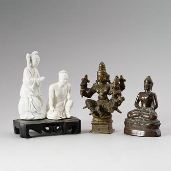 FIGURER, 3 st, Kina, 1800-/1900-tal.