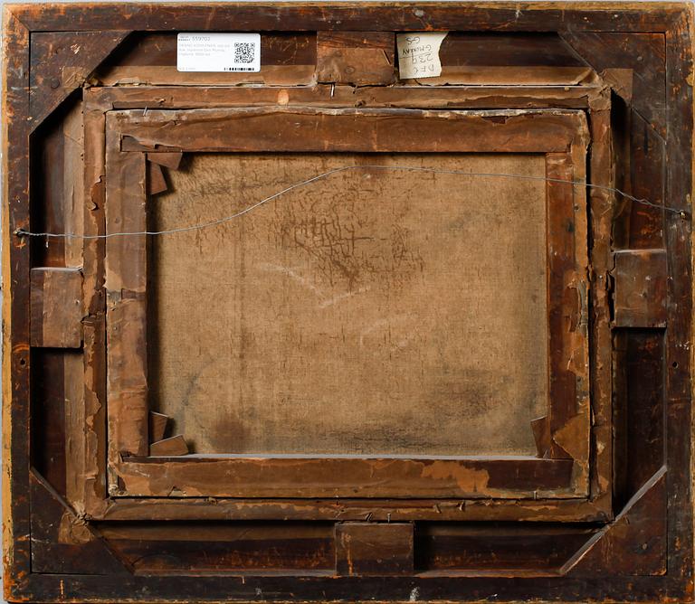 OKÄND KONSTNÄR, olja på duk, signerad Geo Murray, England, 1800-tal.