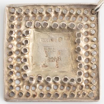 Lars Arby, two pairs of cufflinks and three pairs of earrings, silver, Gothenburg circa 1966 and 1976.