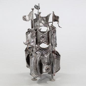 a metal sculpture, not signed, 1960/70-tal.