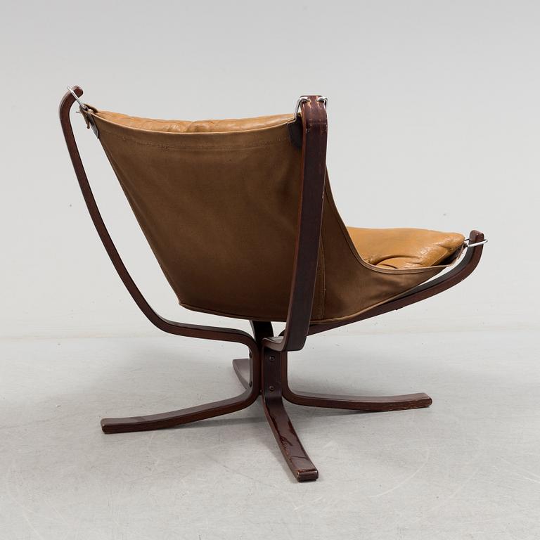 an armchair, by Sigurd Ressell, "Falcon", Vatne Vatne Lenestolfabrikk.