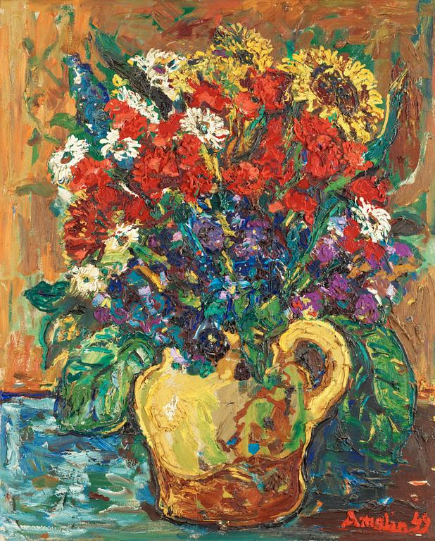 Albin Amelin, Still Life with Flowers.