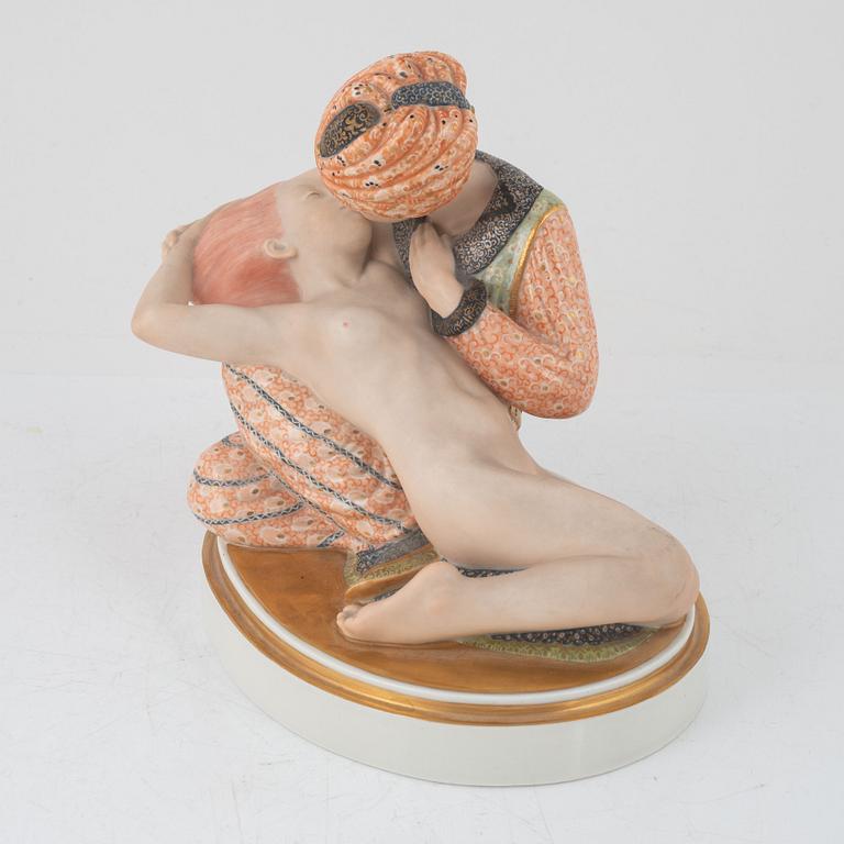 Gerhard Henning, a porcelain figurine, 'Eventyr III', Royal Copenhagen, Denmark.