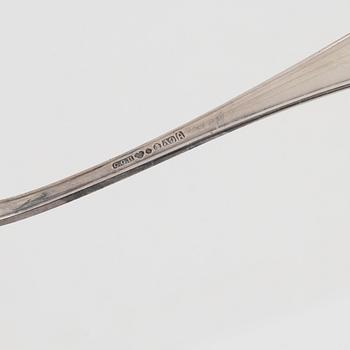 Bestickservisdelar, 40 st, silver, "Svensk rund", bl.a. GAB, Stockholm 1967.