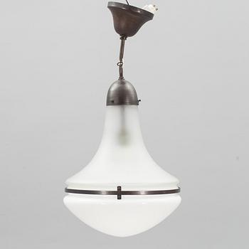 TAKLAMPA, Peter Behrens, AEG, 1900-talets första hälft. Höjd 40 cm.