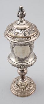 LOCKPOKAL, mellaneuropa, låghaltigt silver, 1800-talets andra hälft.