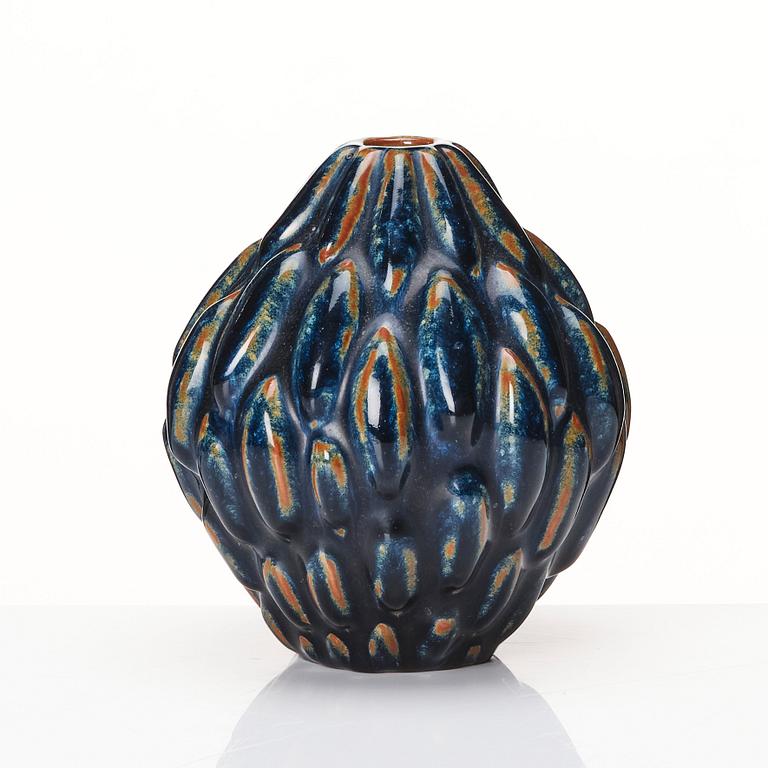 Axel Salto, a 'budding style' stoneware vase, Royal Copenhagen, Denmark, probably 1957, model 20897.