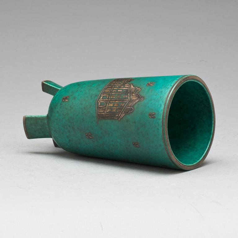 VAS, stengods, "Argenta", Wilhelm Kåge, Gustavsberg.