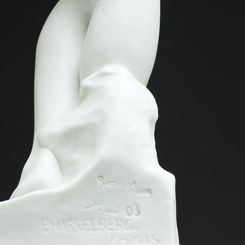 FIGURIN, parian, efter Per Hasselberg, Gustafsberg, daterad -03.