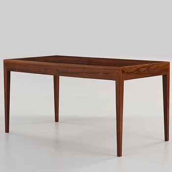 SEVERIN HANSEN, attributed to, a palisander desk, Denmark 1960's.