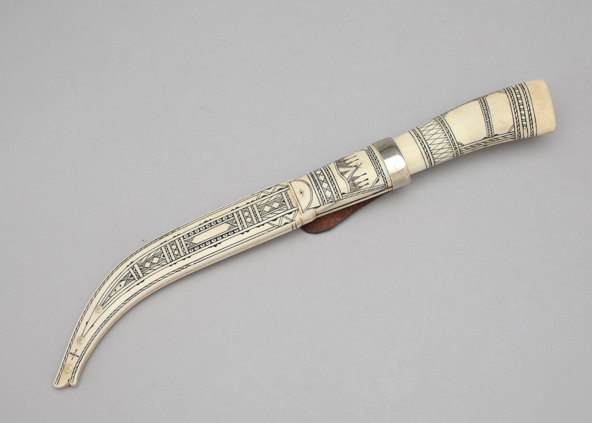 SAMEKNIV, Karl Berglund, signerad, 1900-talets andra hälft.