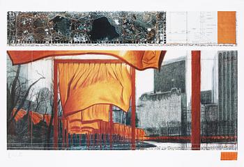 215. Christo & Jeanne-Claude, "The Gates, Central Park, New York.