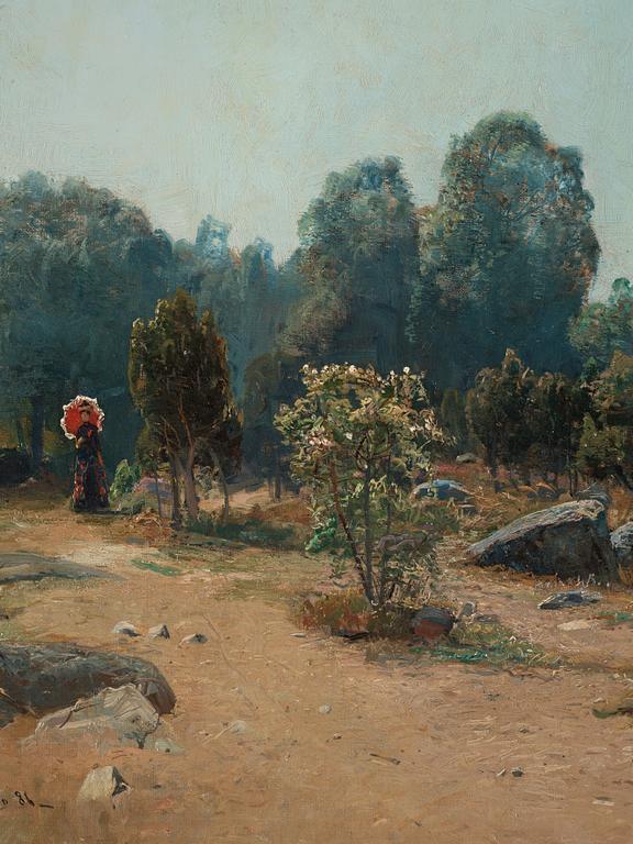 Johan (John) Kindborg, Landscape from Karön, Ronneby in the south of Sweden.