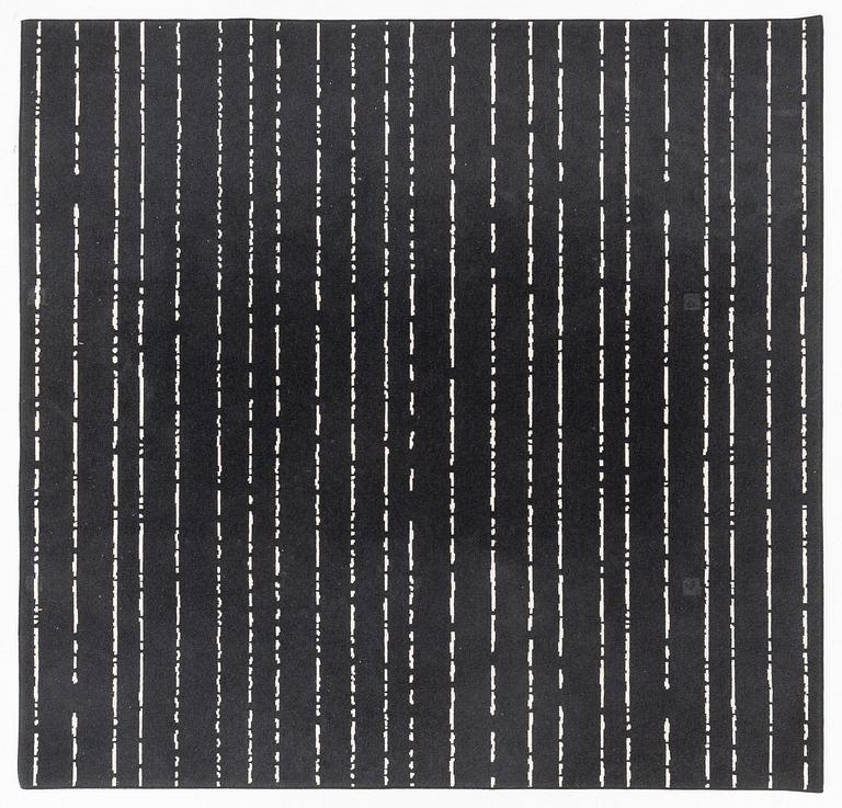 Claesson Koivisto Rune, a hand tufted rug, 'Pinstripe', Kasthall, circa 238 x 228 cm.