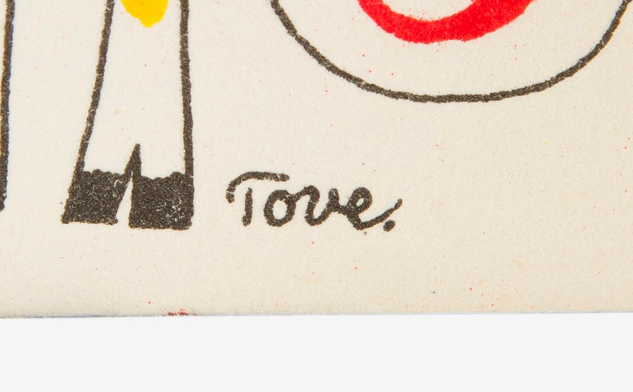 Tove Jansson, Booklet, A Tale of Moomintroll for Suomen Yhdyspankki, Helsinki 1956.