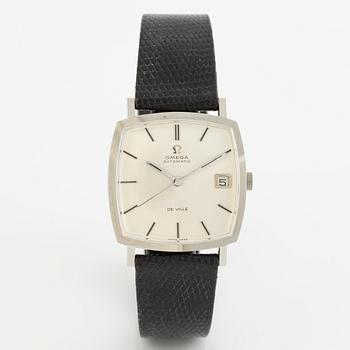 Omega, De Ville, wristwatch, 31.5 x 31.5 (38.5) mm.