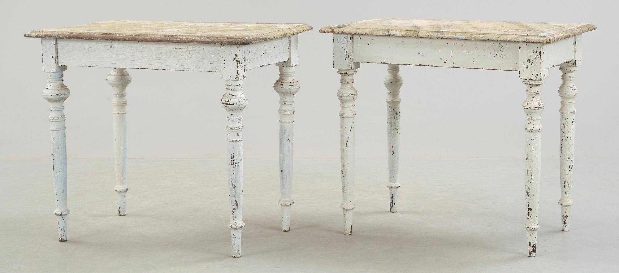 PARBORD, 2 st, 1800-talets slut.