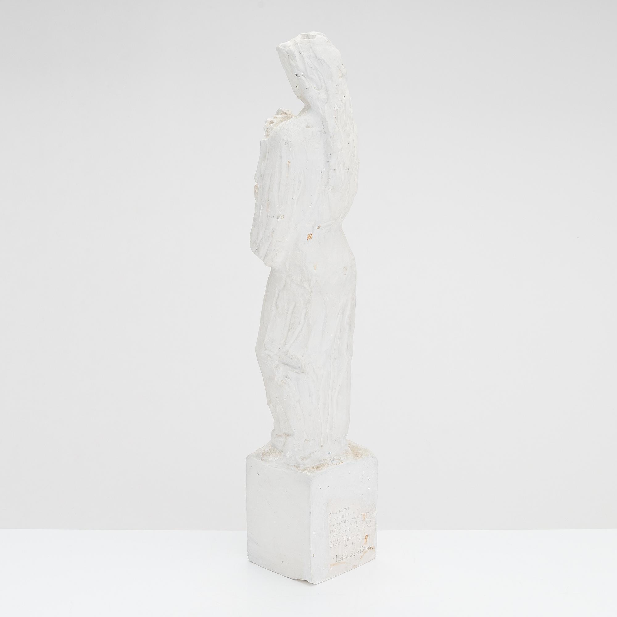 Wäinö Aaltonen, skulptur, gips, signerad.
