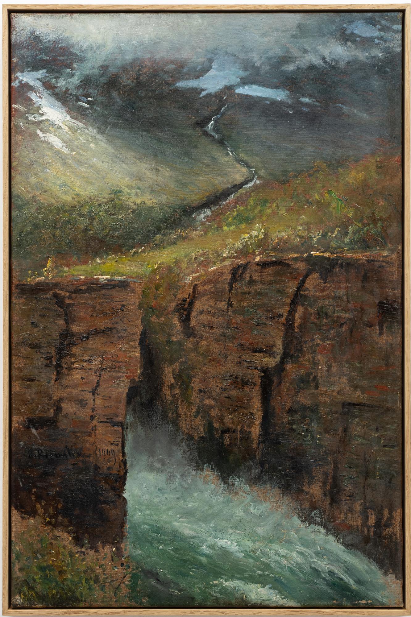 Olof Hermelin, Mountain Landscape with Ravine.