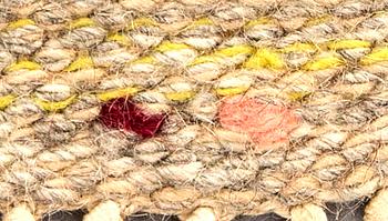 A 1950s Swedish flat weave carpet signed MÅ (Margareta Åkerberg) ca 460x201 cm.