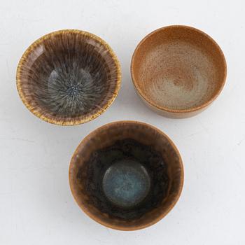 A vase and three bowls, including Carl-Harry Stålhane, Rörstrand.