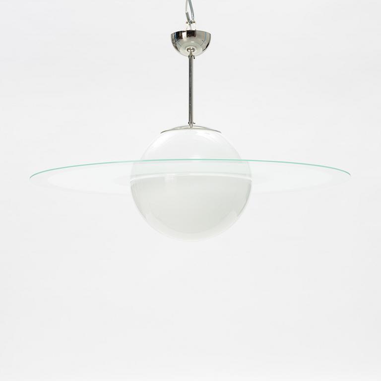 A 'Saturn' glass lamp.