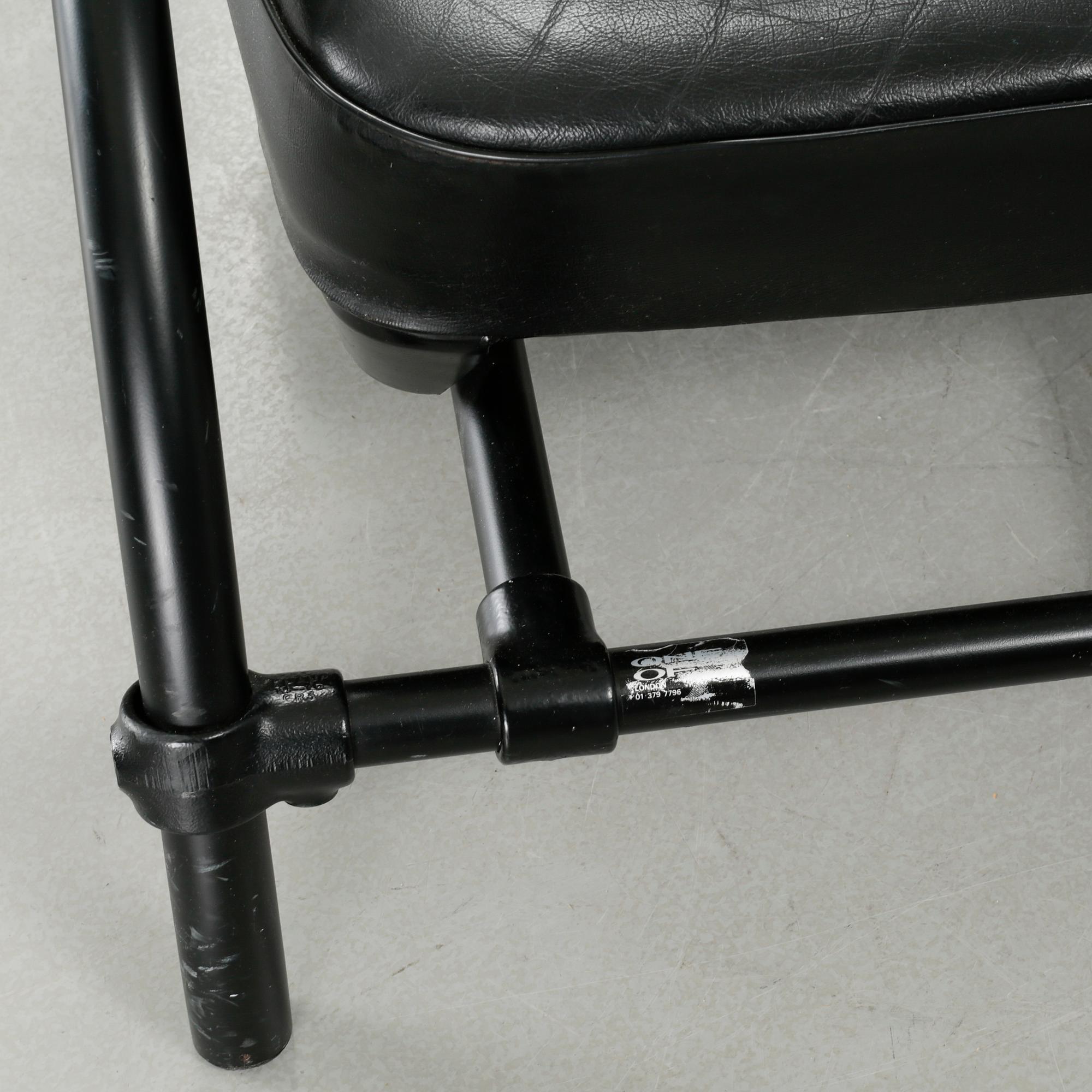 "Rover chair" by Ron Arad, One Off Ltd, London, 1980s.