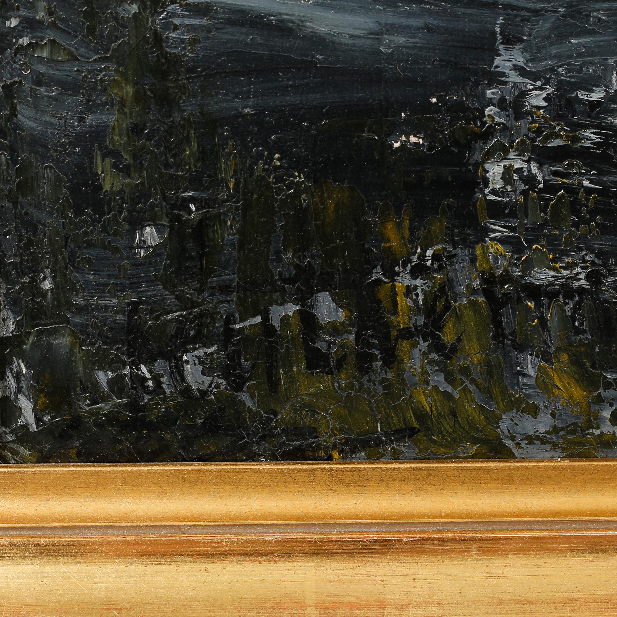 WOLF REUTHER, oil on canvas, signed.