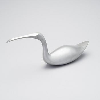 TAPIO WIRKKALA, A BIRD SCULPTURE. Kingfisher. Stamped Made in Finland, Kultakeskus Oy, Design: Tapio Wirkkala, 1/1.