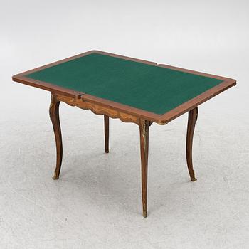 Game table, Louis XV style, circa 1900.