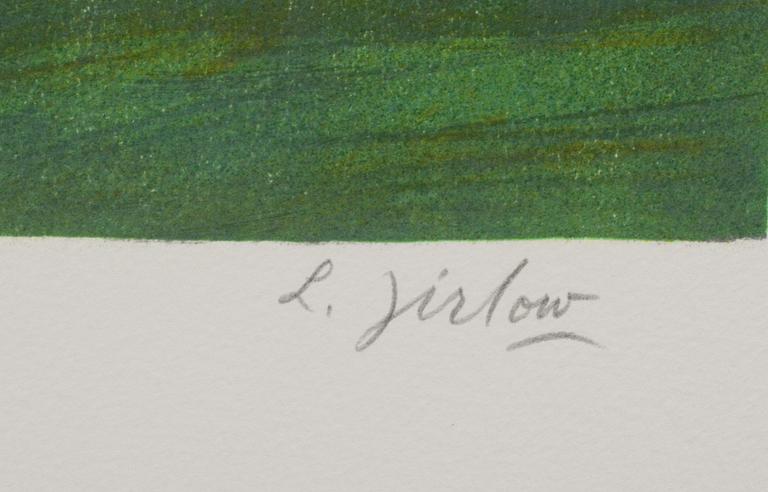 LENNART JIRLOW, färglitografi, signerad och numrerad 8/250.