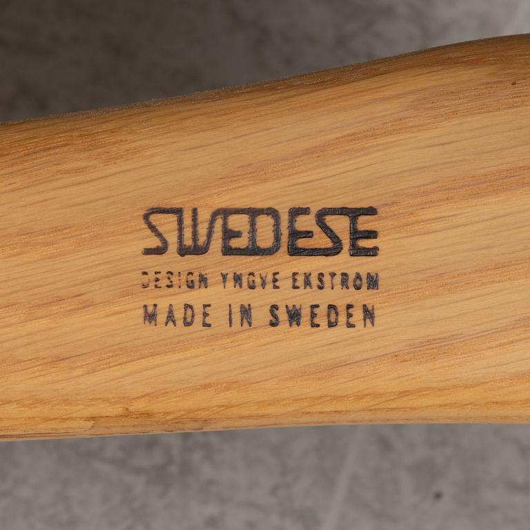 Yngve Ekström, an armchair with footstool, Lamino, Swedese.